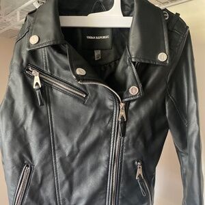 Urban Republic Faux Leather Moto Jacket - kids 14/16